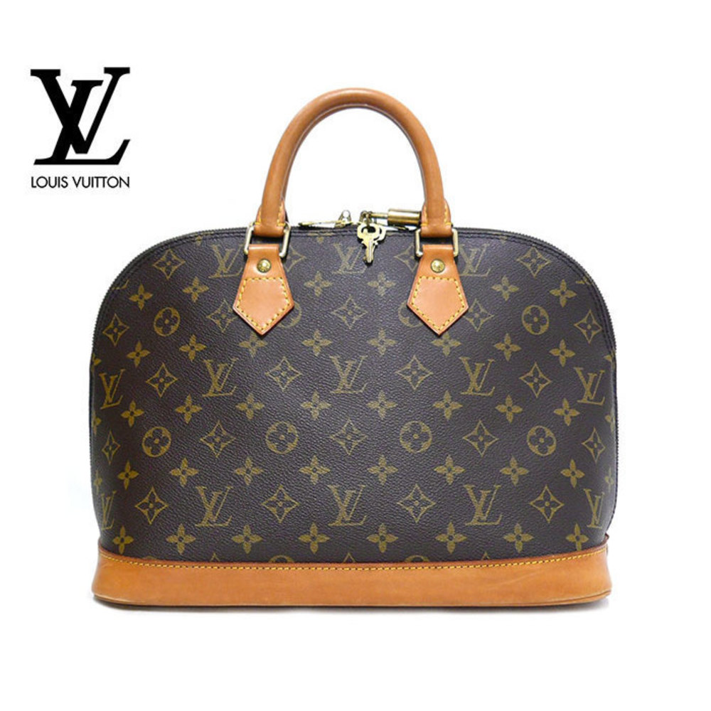 Louis Vuitton Monogram Alma Handbag with Padlock